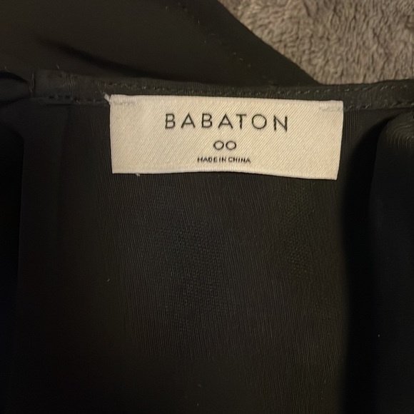 Babaton Cropped Wide Leg Jumpsuit.  Size 00 - Picture 7 of 7